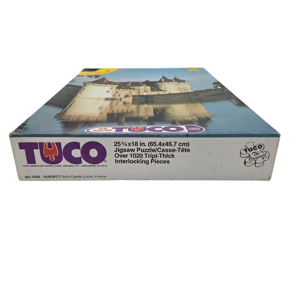 Vintage Tuco Jigsaw Puzzle 1020 Pieces Sully Castle France Extra Thick 8280